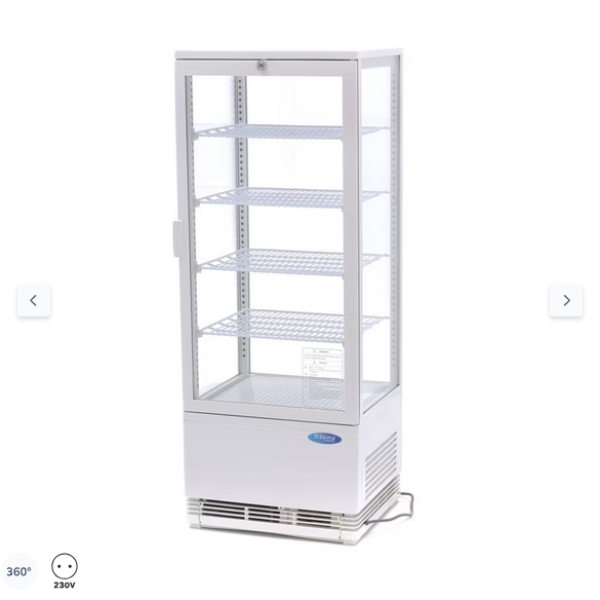  Ψυγείο προβολής 43cm - 98L - Λευκό